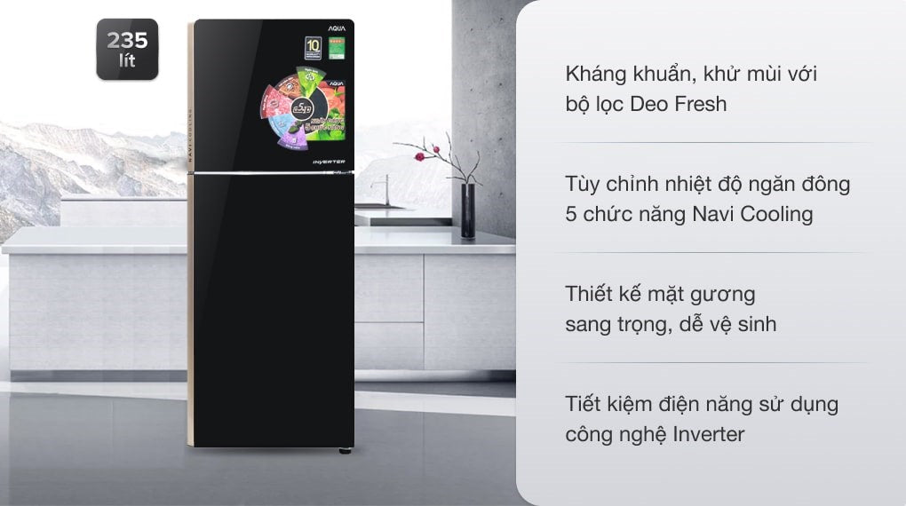 Tủ lạnh Aqua AQR IG248EN.GB