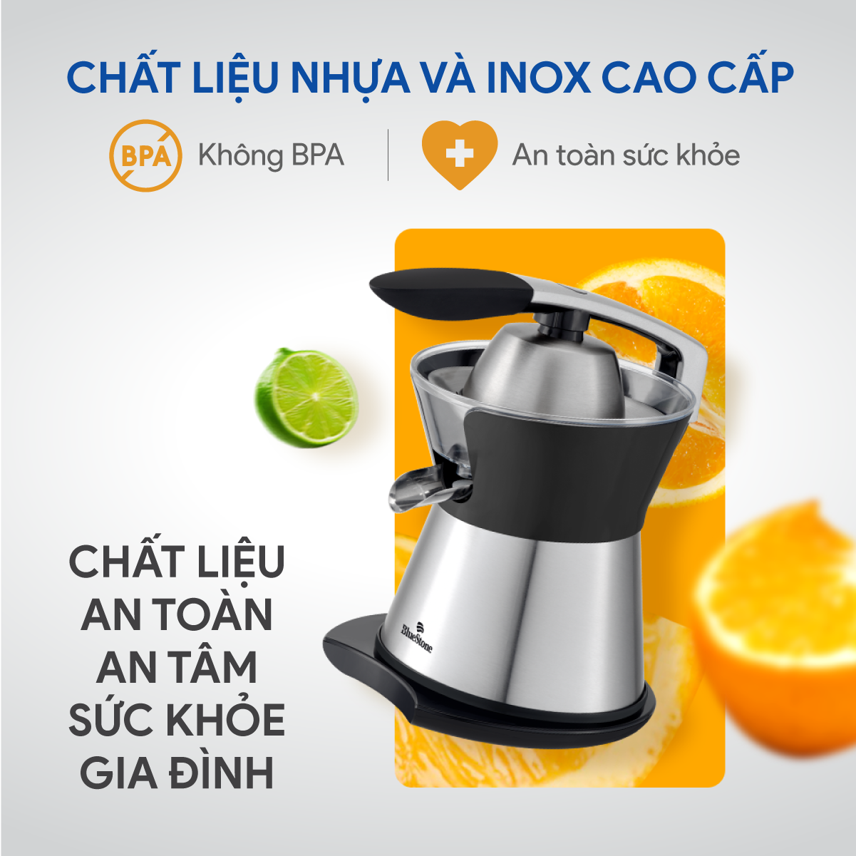 Máy Vắt Cam BlueStone CJB-1173 85W