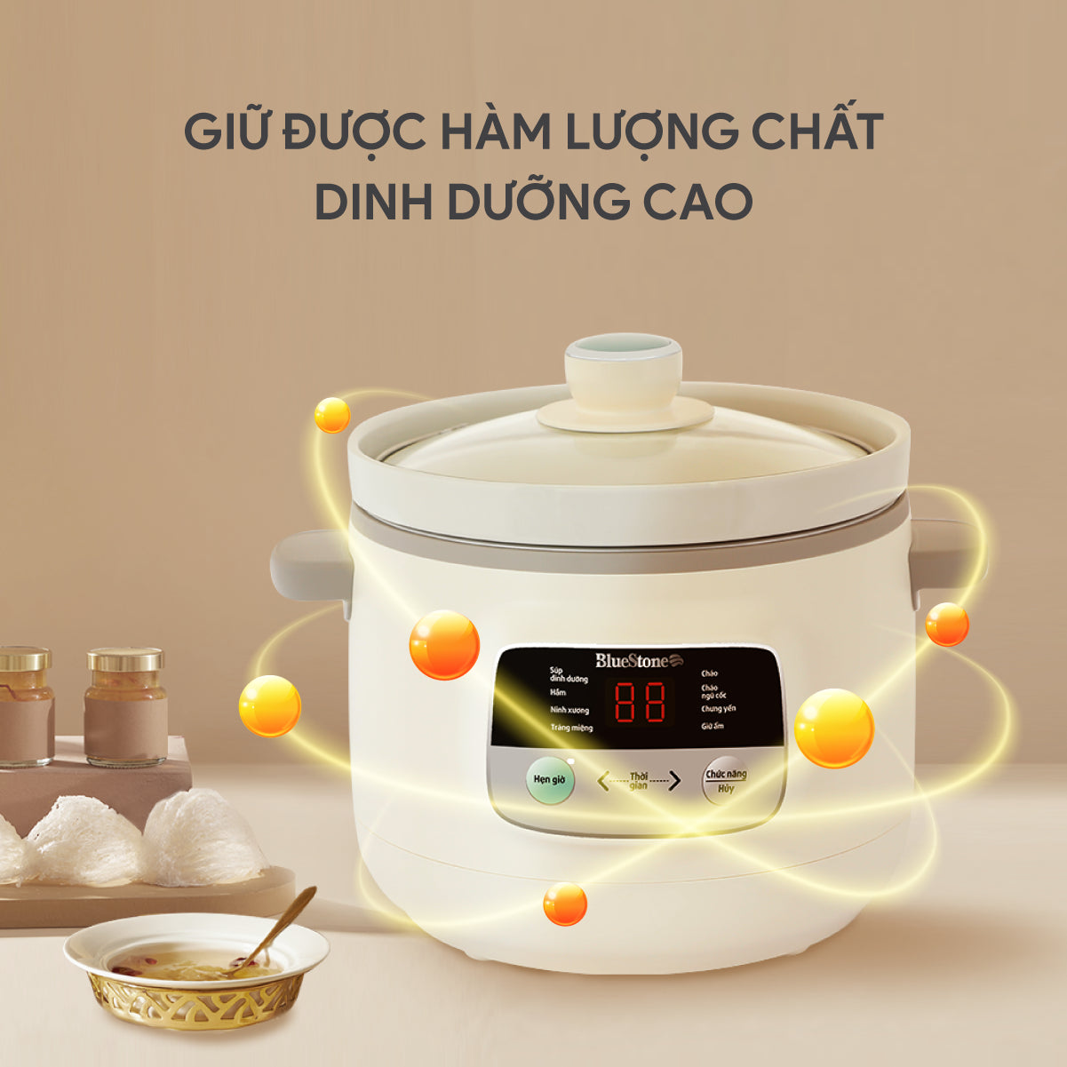 Nồi Nấu Chậm BlueStone SCB-6123 3 Lít 200W
