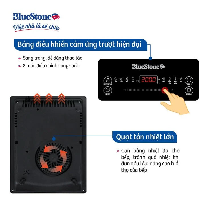 Bếp Từ Đơn BlueStone ICB-6619 2000W