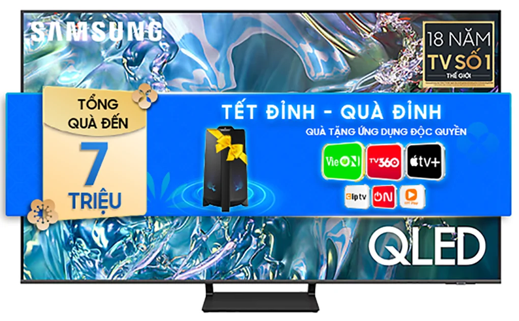 Smart Tivi QLED Samsung 4K 75 Inch QA75Q60D