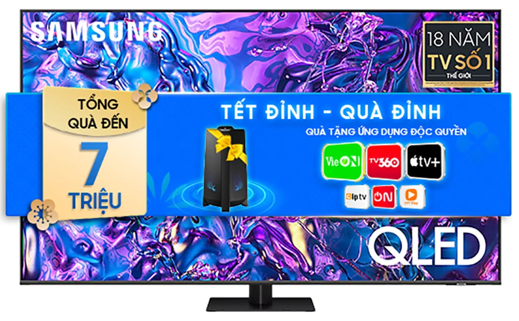 Smart Tivi QLED Samsung 4K 75 Inch QA75Q70D