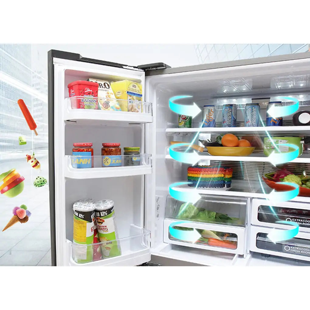 Tủ lạnh Sharp SJ-FX630V-BE (BL)
